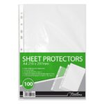 Treeline Filing Pockets - PP A4 Filing Pockets 100's - 40 Micron Clear