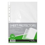 Treeline Filing Pockets - PP A4 Filing Pockets 10's - 40 Micron Clear
