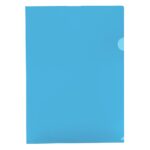 Treeline Secretarial Folder / Presentation Folder PVC Presentation Folder - 180 Micron Blue (Pack of 12)