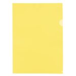 Treeline Secretarial Folder / Presentation Folder Open Two Side Yellow (Pack of 12)