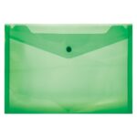 Treeline A3 PVC Carry Folder with Stud 200 Micron Green