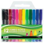 Treeline Koki Pens 12's Jumbo Felt Pens Assorted