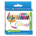 iWrite Wax Crayons - *Limited Stock* Regular Wax Crayons - 12's Assorted (Box of 10)