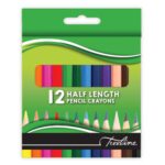 Treeline Pencil Crayons 12's Assorted (Pack of 12)