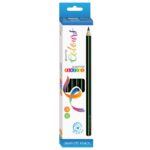 iWrite Graphite Pencils Black/Green 2B (Box of 6)