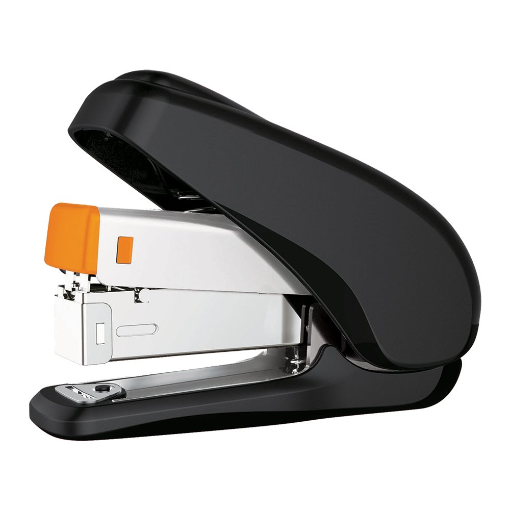 26-0080-01.jpg STD Power Saving Half & Quarter Strip Plastic Power Saving Quarter Strip Stapler Black - Image 1