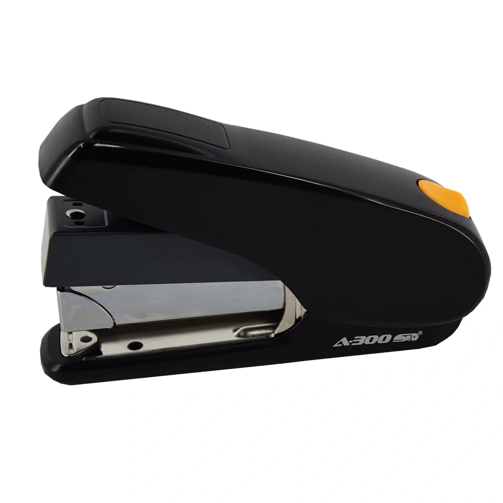 26-0201-01.webp STD 25 Sheet, uses 24/6 and 26/6 Staples Power Saving Half Strip Stapler Black - Image 1