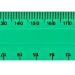 Treeline Rulers Plastic Treeline 30cm Shatter Resistant Rulers Green (Pack of 10)
