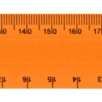 Treeline Rulers Plastic Treeline 30cm Shatter Resistant Rulers Orange (Pack of 10)
