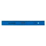 Treeline Rulers Plastic Treeline 30cm Shatterproof Rulers Blue (Pack of 10)