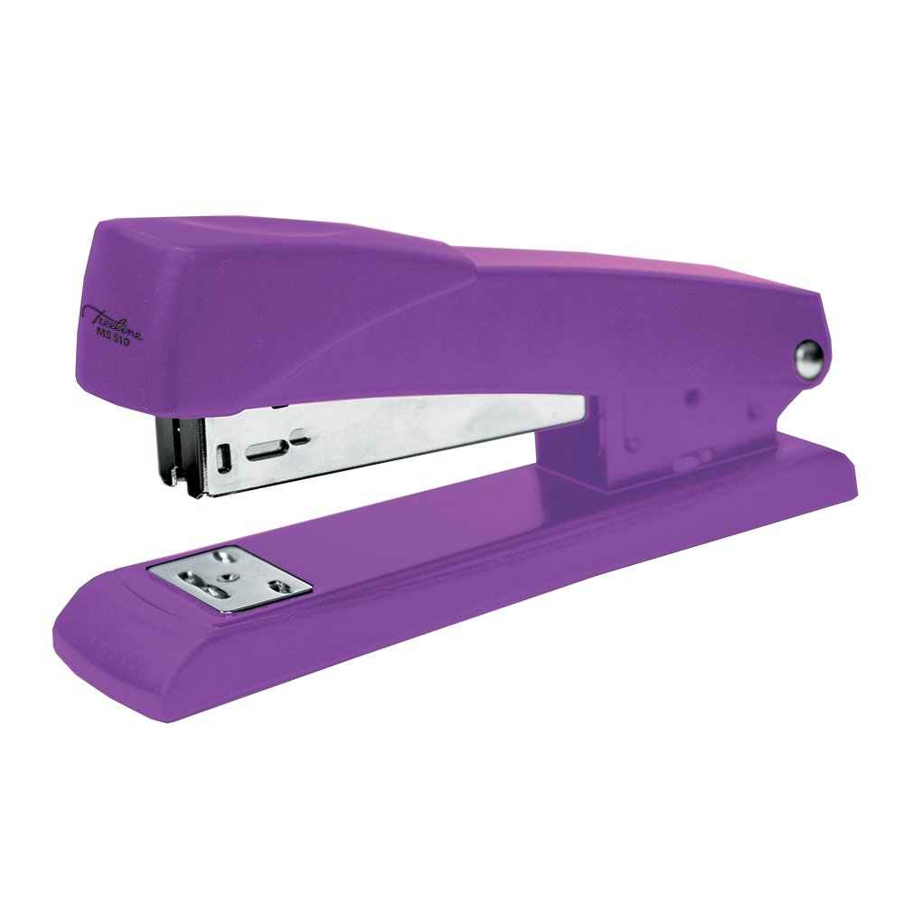 26-0510-10.jpg Treeline Metal Full Strip Metal Stapler - 20 Sheets Purple - Image 1