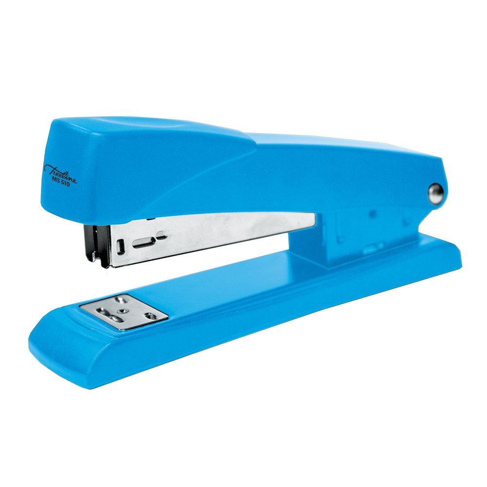 26-0510-45.jpg Treeline Metal Full Strip Metal Stapler - 20 Sheets Sky Blue - Image 1