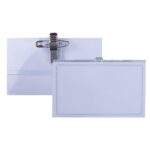Treeline Name Badges PVC Name Badge 59 x 90mm Clear (Box of 50)
