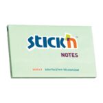 Stick 'n Notes 76x127 Pastel Notes (655) 3"x5" - 100 Sheets Per Pad Green