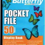 Butterfly Pocket File A4 50 Page