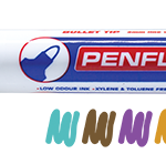 Penflex WB15 Whiteboard Marker Bullet Medium Black (Pack of 10)