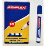 Penflex WB15 Whiteboard Markers 2mm - Bullet Tip Dark Blue (Box of 10)