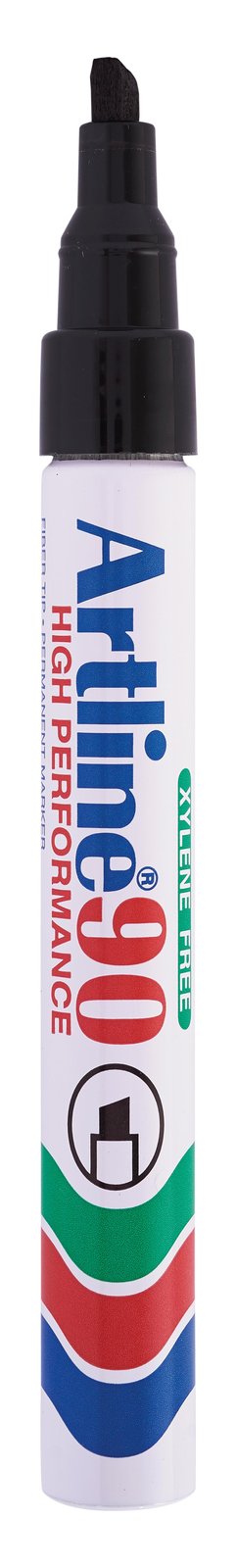 41-0503-01.jpg Artline EK90 Permanent Marker Chisel Medium Black - Image 1