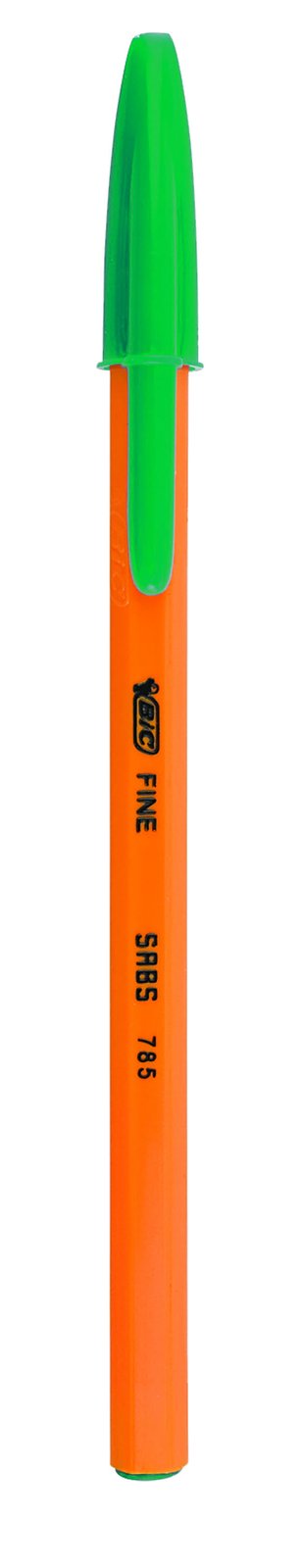 43-0440-04.jpg Bic Orange Fine Orange Barrel Fine Green - Image 1