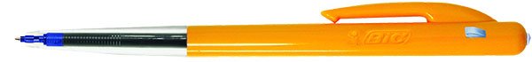 43-0507-02.jpg Bic Clic Fine Orange/Clear Barrel Fine Retractable Blue - Image 1