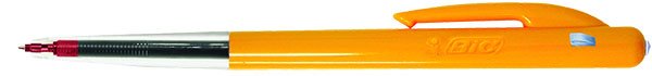 43-0507-03.jpg Bic Clic Fine Orange/Clear Barrel Fine Retractable Red - Image 1