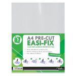 Treeline Book Covering Easifix - 70mic 500 x 340mm - (Pre-cut for A4 Books - 5's) Clear