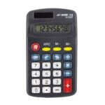 SDS Calculators SDS - Dual Power Pocket Calculator 8 Digit - 100mm x 30mm x 170mm Black