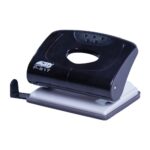 STD 20 Sheet, includes Paper Guide Plastic Office Punch Solid Colour Black