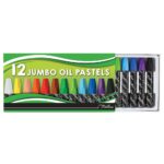 Treeline Non-Toxic Jumbo Oil pastels 12'S Assorted