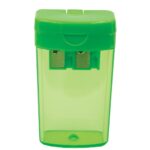 Treeline Two Hole Tub Sharpeners Plastic with Cap Green (Box of 12)