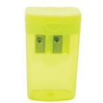 Treeline Two Hole Tub Sharpeners Plastic with Cap Yellow (Box of 12)