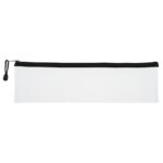 Treeline Pencil Bags Translucent 33cm Pencil Bag With Zip Black
