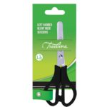 Treeline Scissors Black handle 140mm 1.5mm Blade - Left Handed (Box of 6)