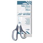 SDS Black Handle Scissors (Soft Grip) Sabre Deluxe Scissors 210mm