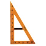 Treeline Chalkboard Equipment 60 Degree Set Square Yellow