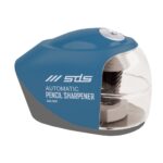 SDS Automatic Pencil Sharpener (4 x AA Batteries - Not included) Blue/Grey