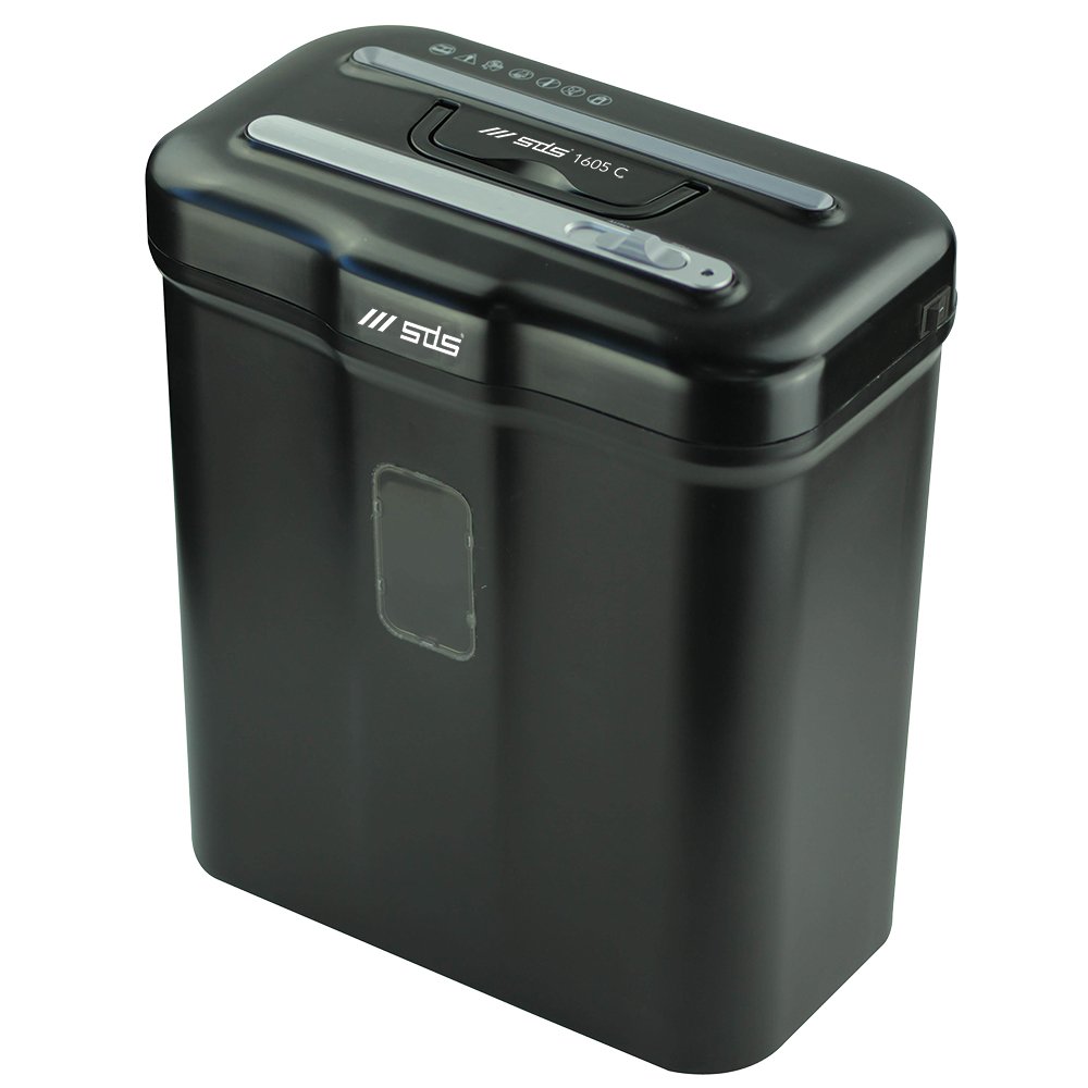 66-0448-00.jpg SDS 1605C Cross Cut Shredder Black/Grey - Image 1