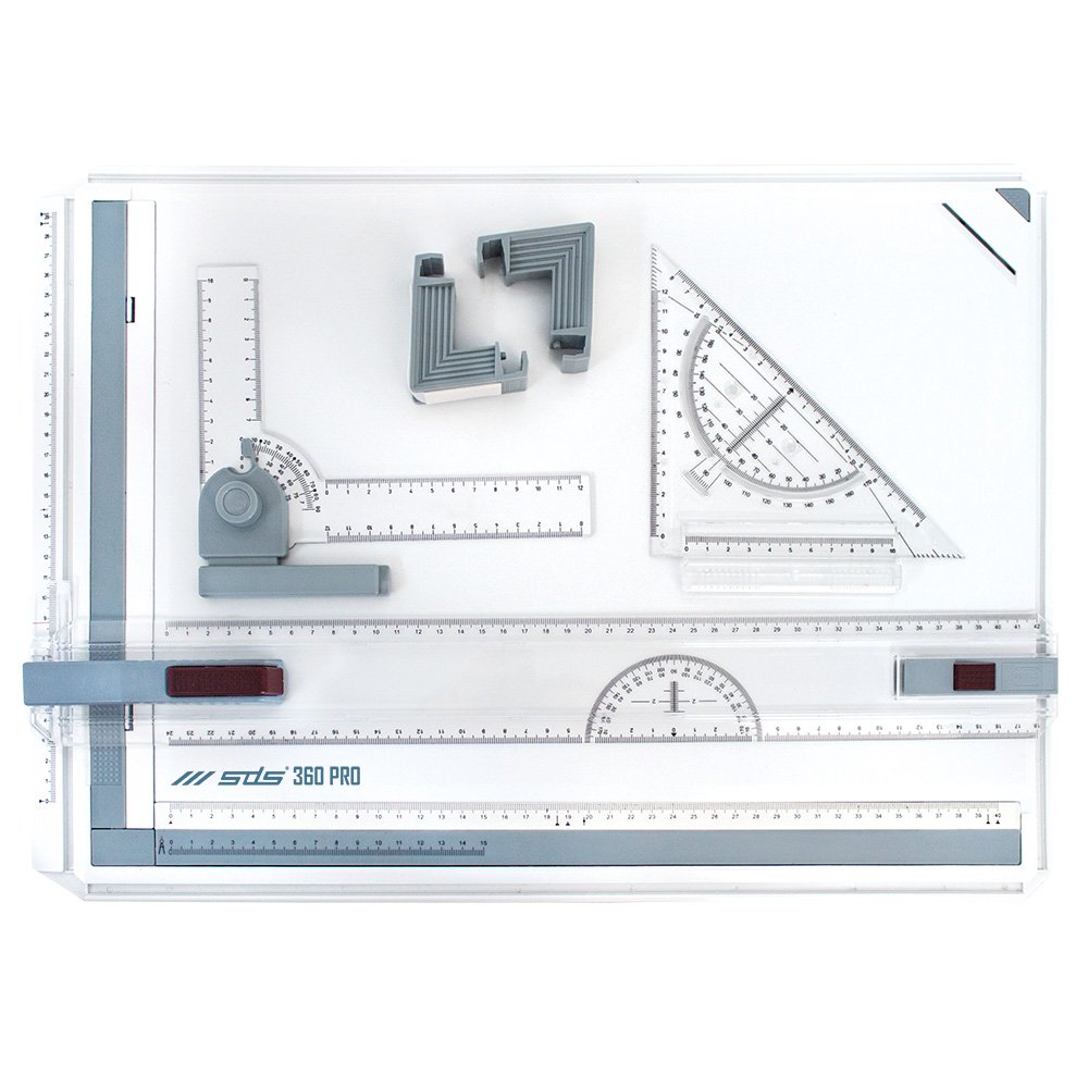 66-0456-05.jpg SDS Professional Technical Drawing Board White - Image 1