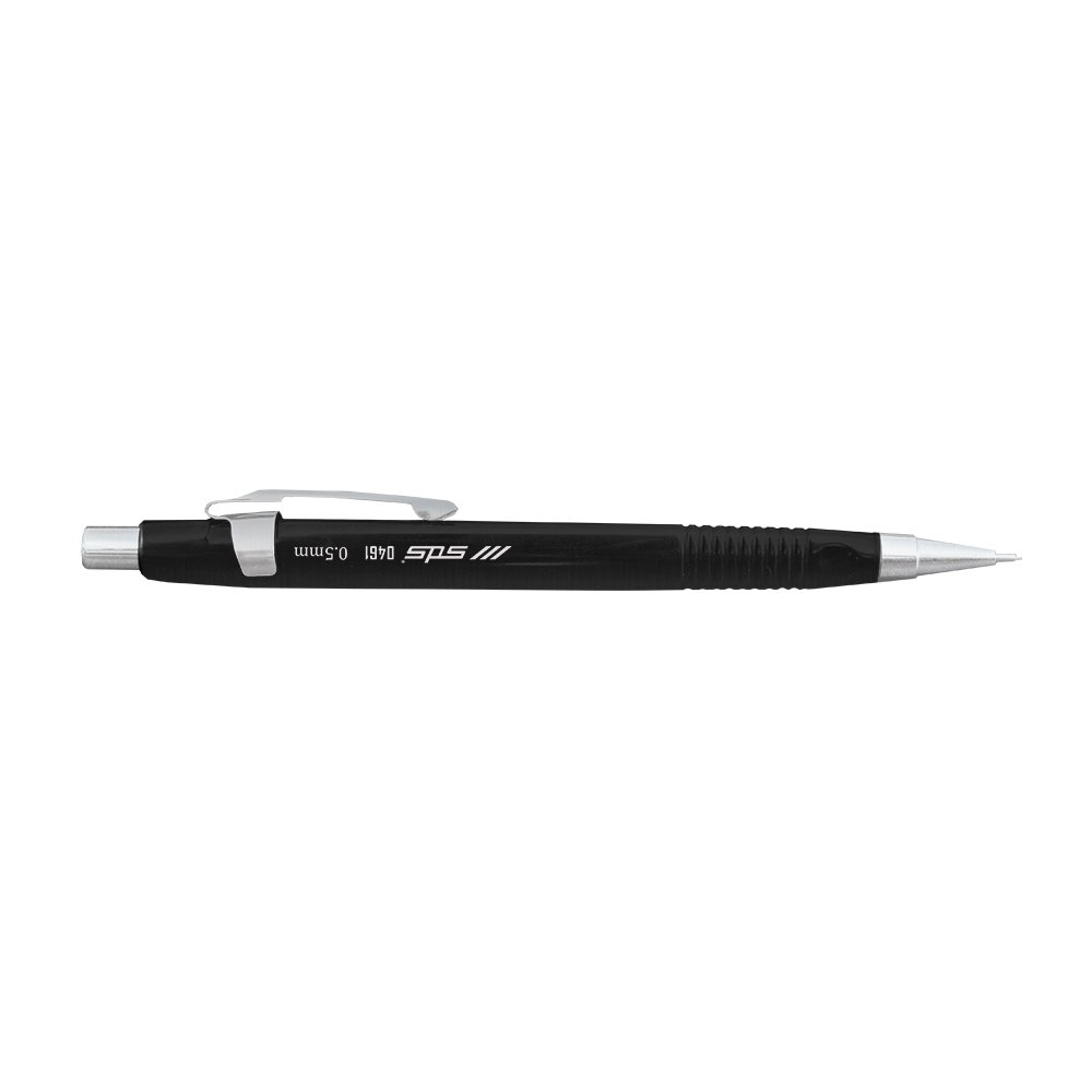 66-0461-01.jpg SDS Mechanical Pencil 0.5mm HB Pencil Black (Box of 12) - Image 1