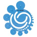 SDS Radius Template Radius Blue