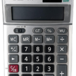 SDS Calculators SDS - Dual Power Mini Desktop 10 Digit Big LCD Display - 138mm x 103mm x 31mm Silver