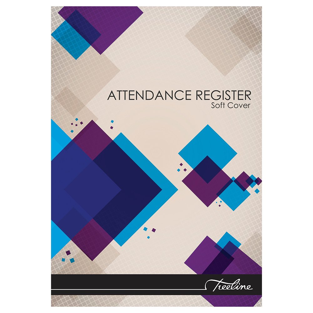69-1201-00.jpg Attendance Registers A4 Soft Cover Stitched - 28 Pages White Bond - Image 1