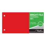 Treeline 230x 120mm - 2 Hole Punched 230 x 120mm - 2 Hole Punched. Pack 50's Red