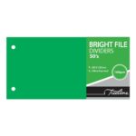 Treeline 230x 120mm - 2 Hole Punched 230 x 120mm - 2 Hole Punched. Pack 50's Green