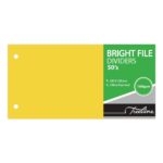 Treeline 230x 120mm - 2 Hole Punched 230 x 120mm - 2 Hole Punched. Pack 50's Yellow