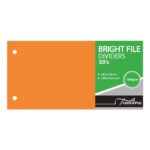 Treeline 230x 120mm - 2 Hole Punched 230 x 120mm - 2 Hole Punched. Pack 50's Orange