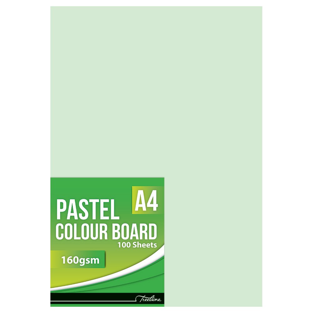 71-3000-04.jpg Treeline Pastel 160gsm A4 Pastel 100's Green - Image 1