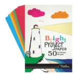 Treeline Project Pads A4 80gsm Deep Tint 50 Sheet Assorted