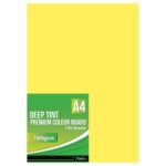 Treeline Pastel 160gsm A4 Deep Tint 100's Lemon