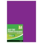 Treeline Pastel 160gsm A4 Deep Tint 100's Purple